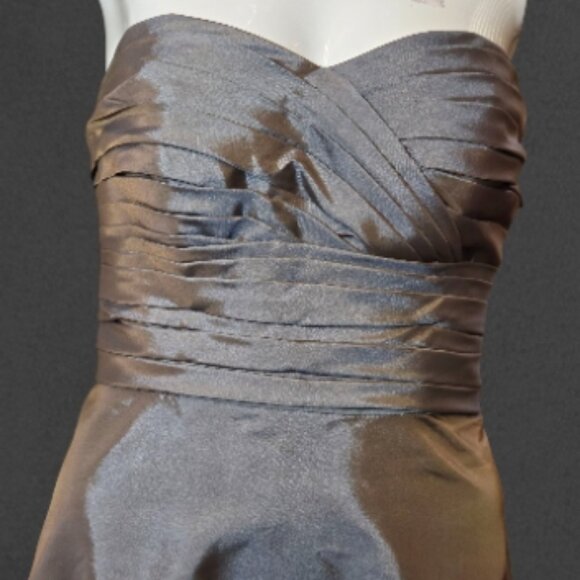 Juniors Vintage MORI LEE By MADELINE GARDNER Bridesmaid Prom Formal sz 7 - Picture 8 of 16